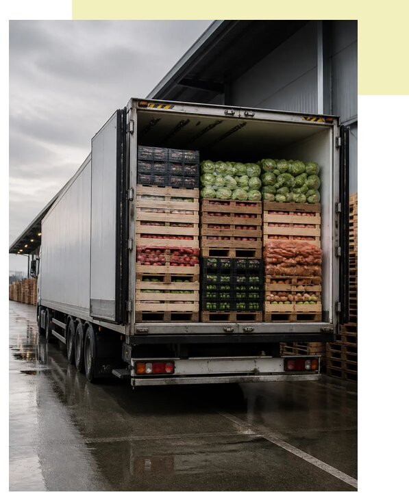 Перевозка плодоовощной продукции в Георгиевск по цене от 5154 р. | Агросервис-Грг